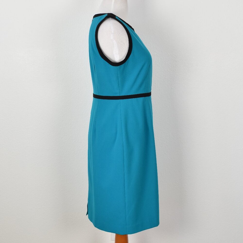 Calvin Klein Piped Colorblock Sheath Dress - 14 - Picture 6 of 8